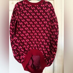 Versace sweater/Cape with la Greca pattern
